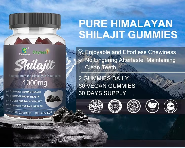 Shilajit Gummies With Maca Plus Ashwagandha Gummies For Energy Hormonal Balance Stress Relief Libido Strength Mental Clarity And Overall Vitality For Men And Women