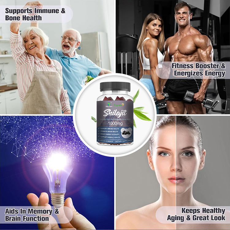 Shilajit Gummies With Maca Plus Ashwagandha Gummies For Energy Hormonal Balance Stress Relief Libido Strength Mental Clarity And Overall Vitality For Men And Women