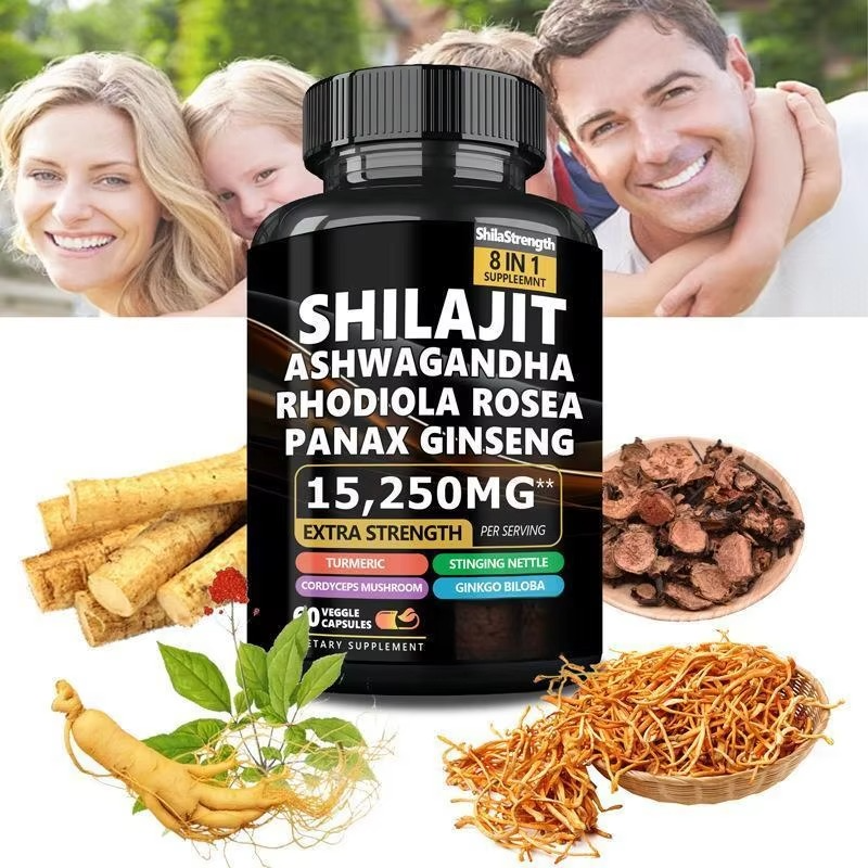 Shilajit Capsules For Men And Women Natural Energy Hormonal Balance Stamina Strength Vitality Libido Fertility Immunity Mental Focus And Performance Supplement