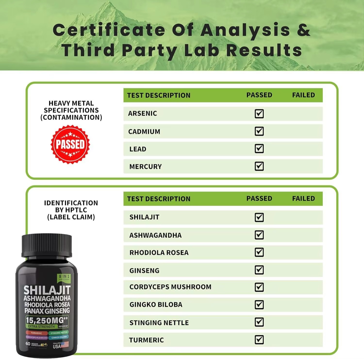 Shilajit Capsules For Men And Women Natural Energy Hormonal Balance Stamina Strength Vitality Libido Fertility Immunity Mental Focus And Performance Supplement