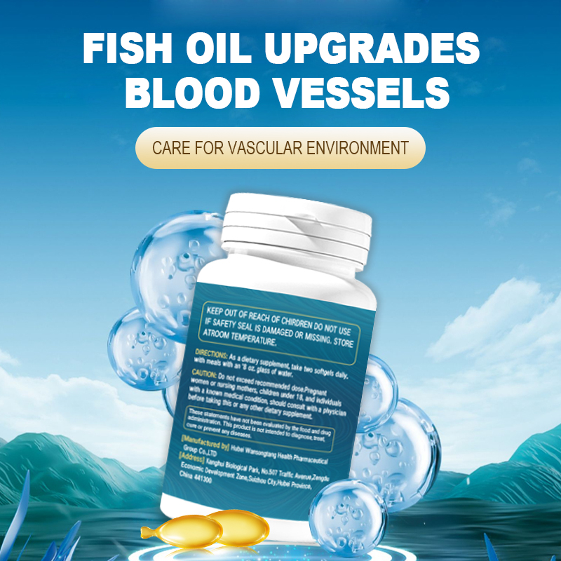 WinsTown Omega-3 Fish Oil 100 Softgels Premium Deep Sea Supplement With Full EPA And DHA For Heart Brain Joint Health Immunity Skin Vitality And Overall Body Wellness Support