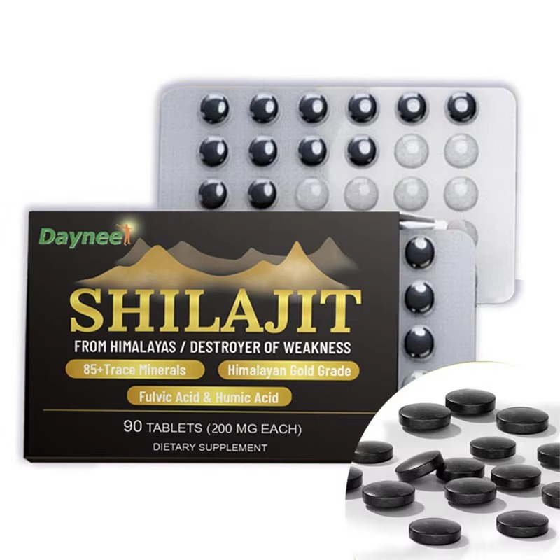 Daynee Himalayan Shilajit Tablets Premium Energy, Strength & Vitality Booster 90 Tablets, 200mg Each Powerful Himalayan Energy & Vitality Booster For Men And Women