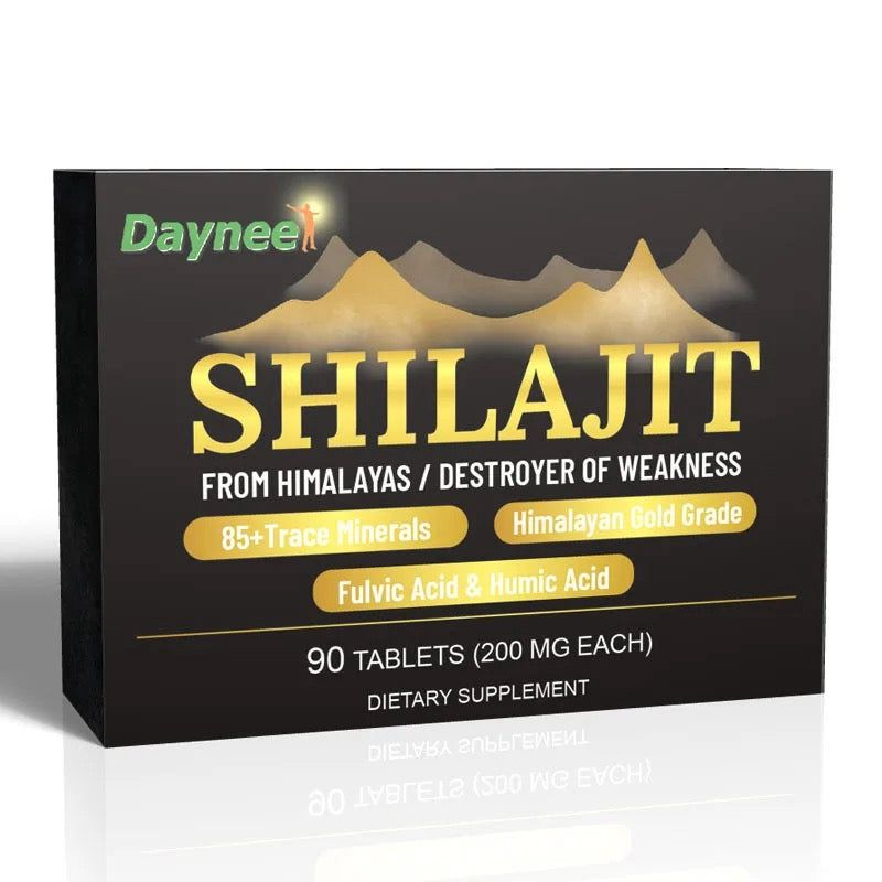 Daynee Himalayan Shilajit Tablets For Men Ultimate Strength, Stamina & Testosterone Booster 90 Tablets, 200mg Each Natural Himalayan Energy, Power & Vitality Supplement For Men