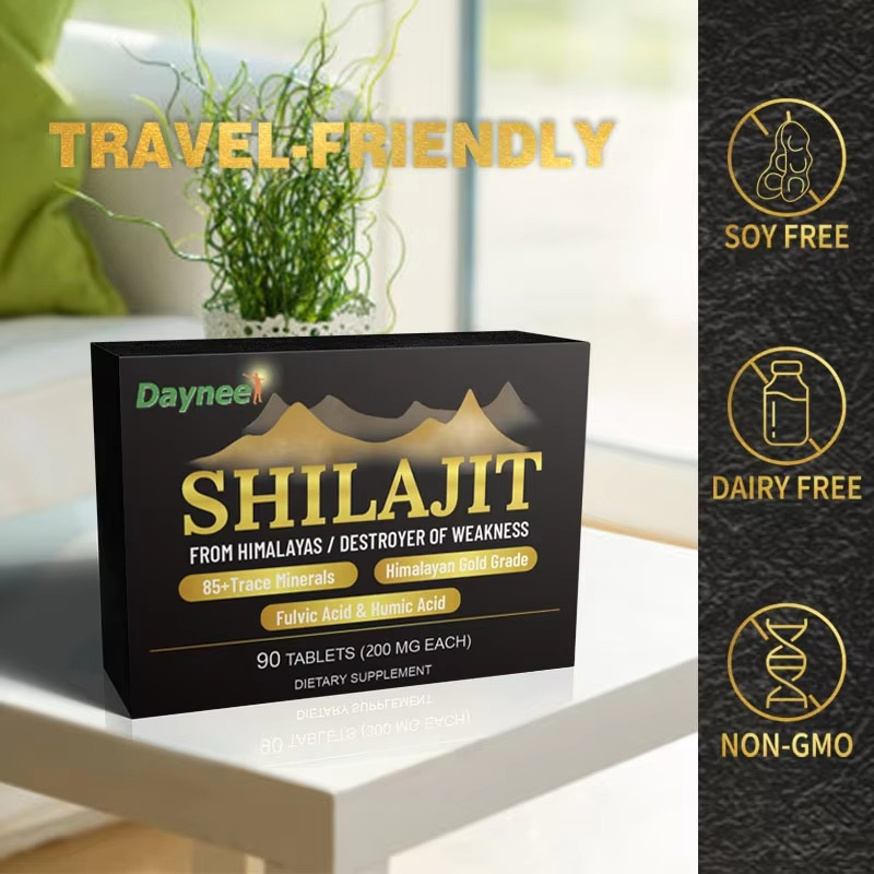 Daynee Himalayan Shilajit Tablets For Men Ultimate Strength, Stamina & Testosterone Booster 90 Tablets, 200mg Each Natural Himalayan Energy, Power & Vitality Supplement For Men