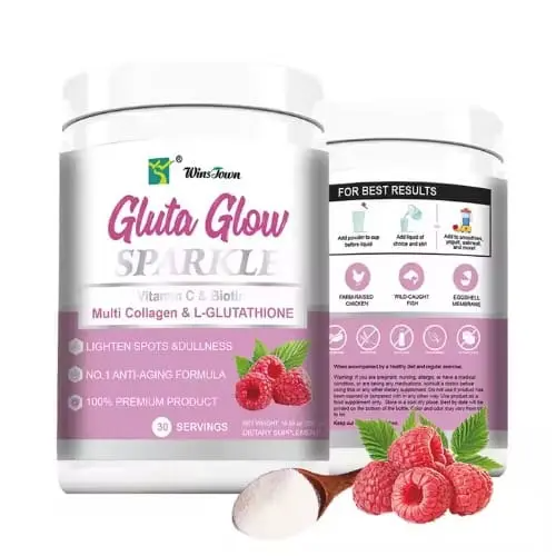 Gluta Glow Sparkle Advanced Skin Brightening & Radiance Supplement with Glutathione Collagen Vitamin C & Antioxidants for Glowing, Youthful and Healthy Skin Achieve Radiant Even Toned Luminous Skin