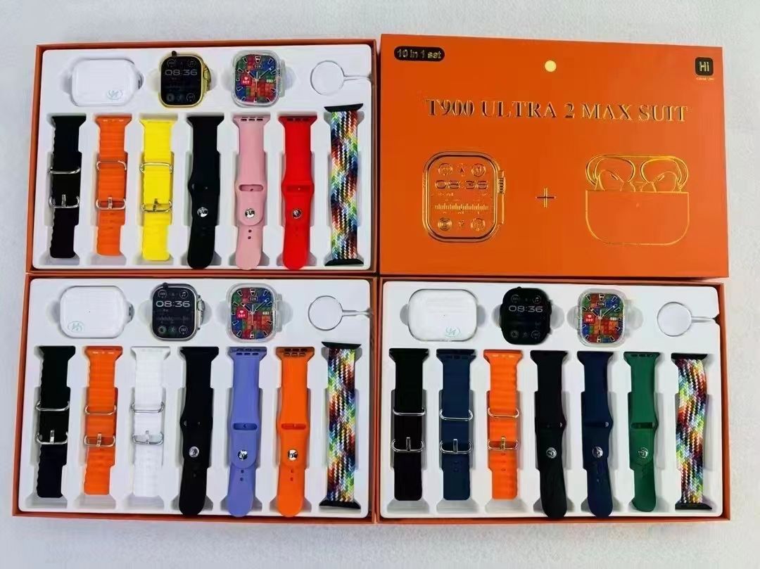 T900 ULTRA2 7-1 STRAP SMART WATCH [10-1...Has 7 diffrent straps colors