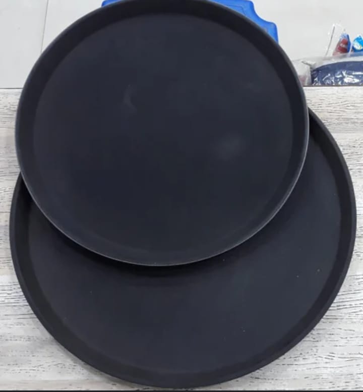 High quality Antislip kitchen round serving trays for Home and Hotels