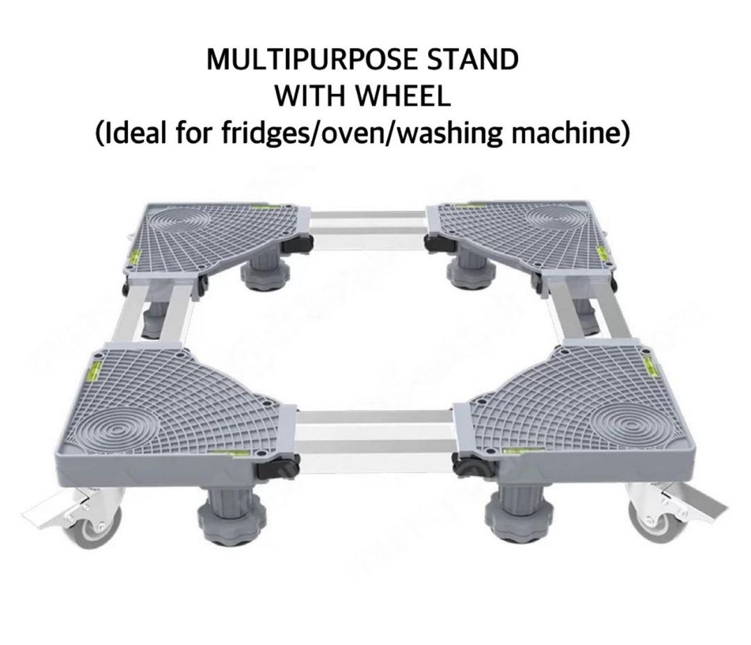 Heavy Base Multipurpose with wheel and lock...Ideal for Big Fridges,Oven and washing machine