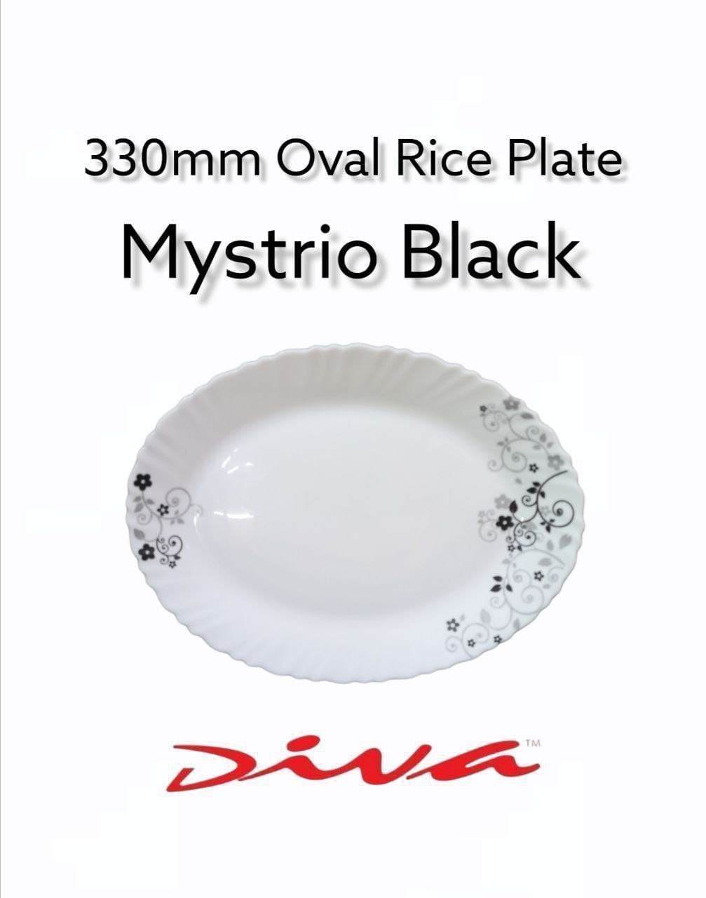 12pcs High quality classque  heat resistant glass oval kitchen platter....330mm Oval rice pate with 13