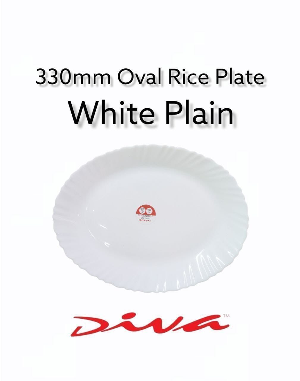 12pcs High quality classque  heat resistant glass oval kitchen platter....330mm Oval rice pate with 13