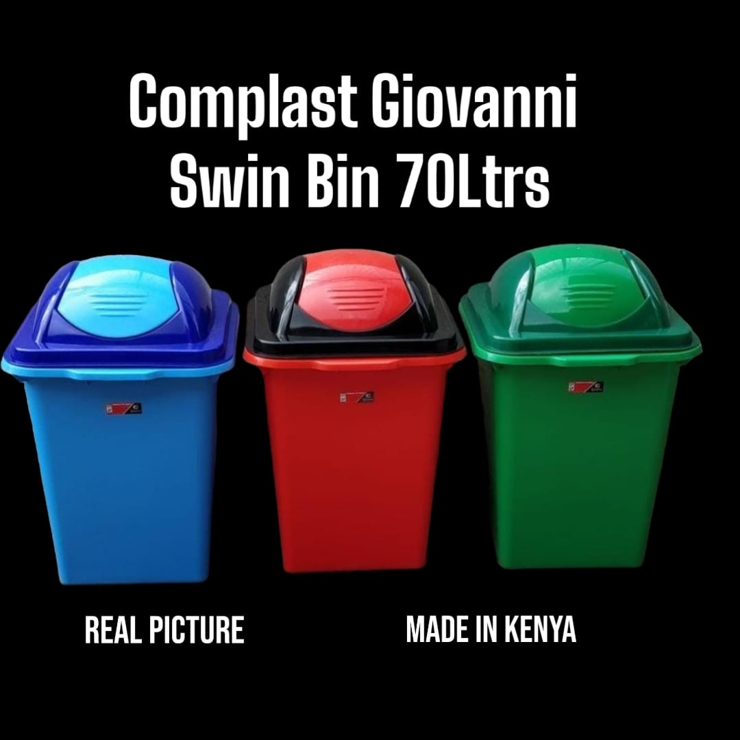 70 Litres Giovanni Square Home/Office/Hotels Swing Dust Bin with Lid and the capacity of 70 litres