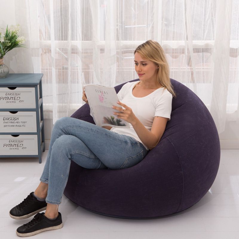 Large Lazy infratable Sofa seat /infratable bean bag with free manual pump