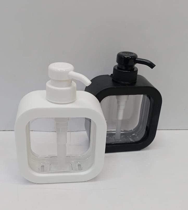 APOTHECARY heavy plastic dispenser bottle for Bathroom and kitchen for shampoo/lotion/oil/shower soap/hand soap and dish soap