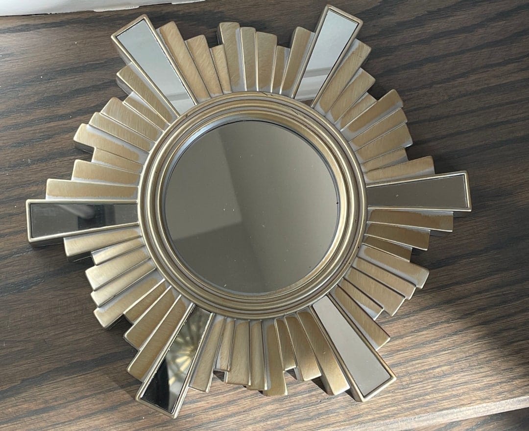 25cm Sun shape decorative home deco mirror