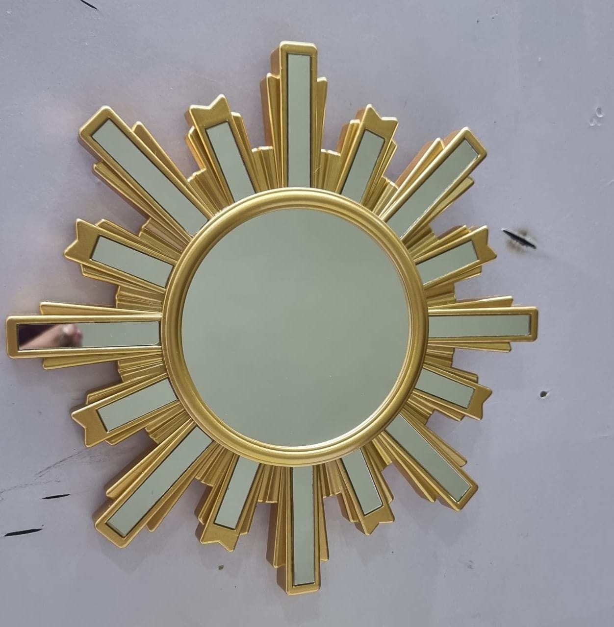 25cm Sun shape decorative home deco mirror