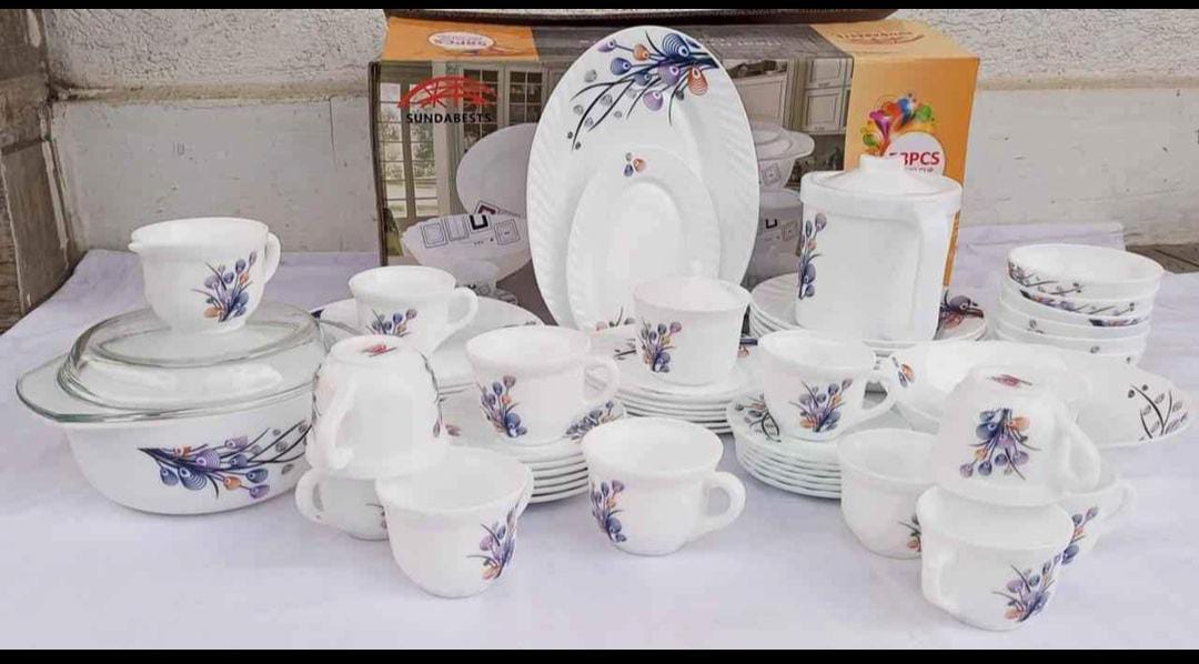 58Pcs Ceramic kitchen dinner set