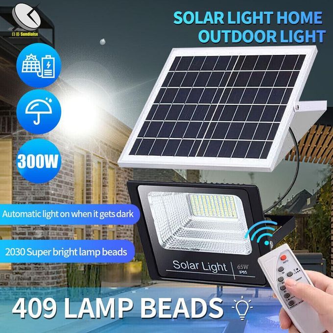 Solar Light 40W/60W/100W/200W/300W Dusk to Dawn Solar Flood Light Outdoor Security Garden Yard Street Wall Light
