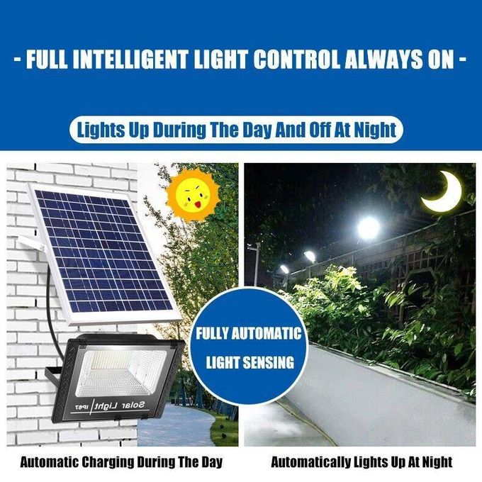 Solar Light 40W/60W/100W/200W/300W Dusk to Dawn Solar Flood Light Outdoor Security Garden Yard Street Wall Light