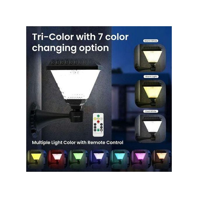 Solar Light Solar Led Outdoor Wall Light For Home Garden Decoration Multicolor Lamp