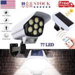 Solar Light Solar Powered 180Watts Dummy Fake Camera Motion Sensor Security Solar Floodlight