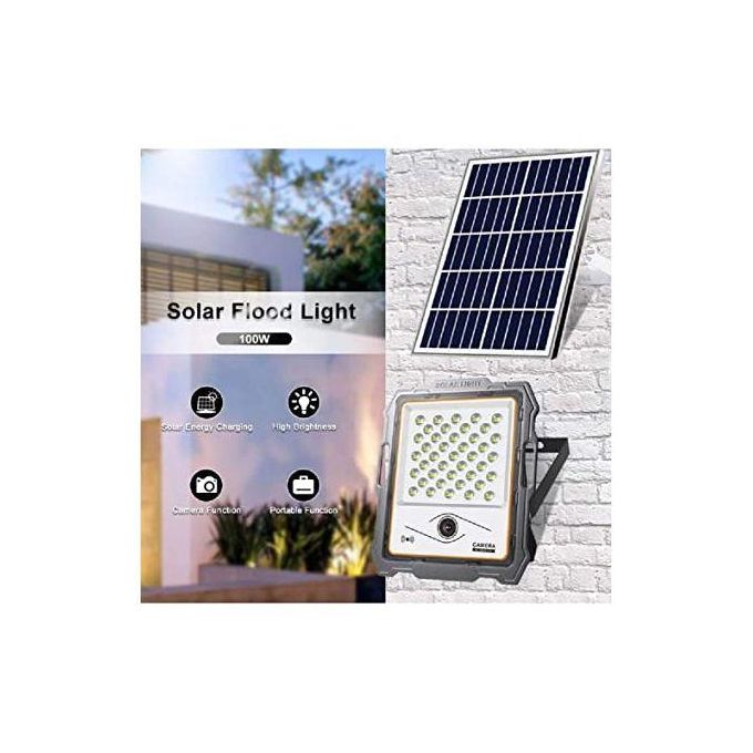 Solar Light 200W LED SOLAR FLOODLIGHT With HD 1080P IP Outdoor Security CCTV Camera Wireless Wifi