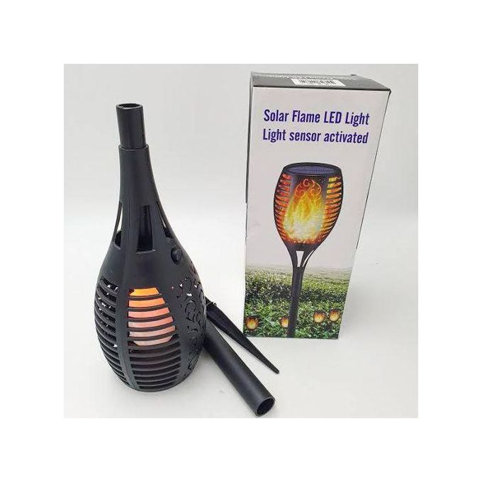1pc Solar Torch Light Outdoor Flickering Flame Dancing Lights