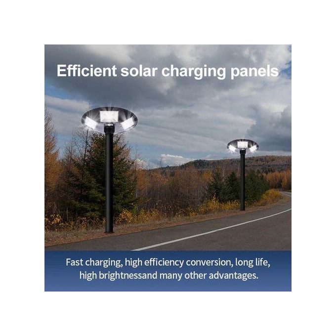 ALLTOP Solar Garden Light Solar Street Light Outdoor UFO-500W