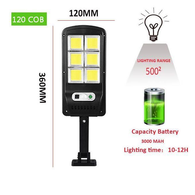 Solar Light Solar Street LED Light Motion Sensor Remote Outdoor Garden Yard Flood Down Lamp