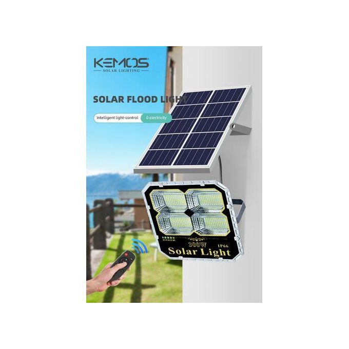 Vellmax Garden Square SOLAR LED FLOOD LIGHT 300w 400w Outdoor With Remote Controller
