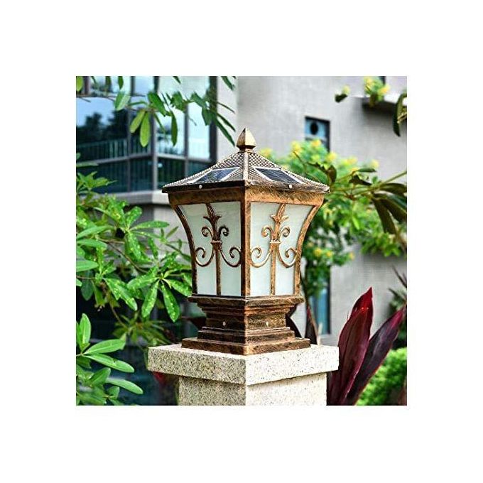 LED Solar Post Lamp For Gate, Garden, Pillar