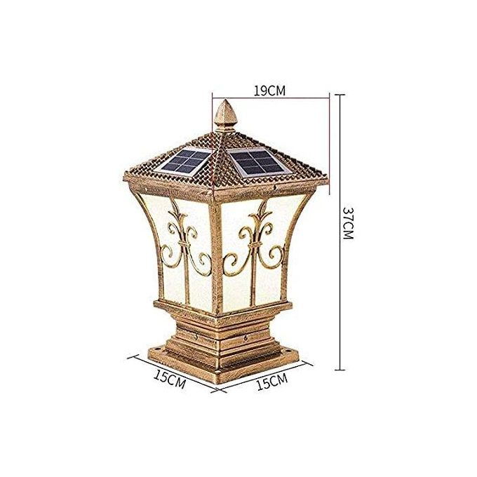 LED Solar Post Lamp For Gate, Garden, Pillar