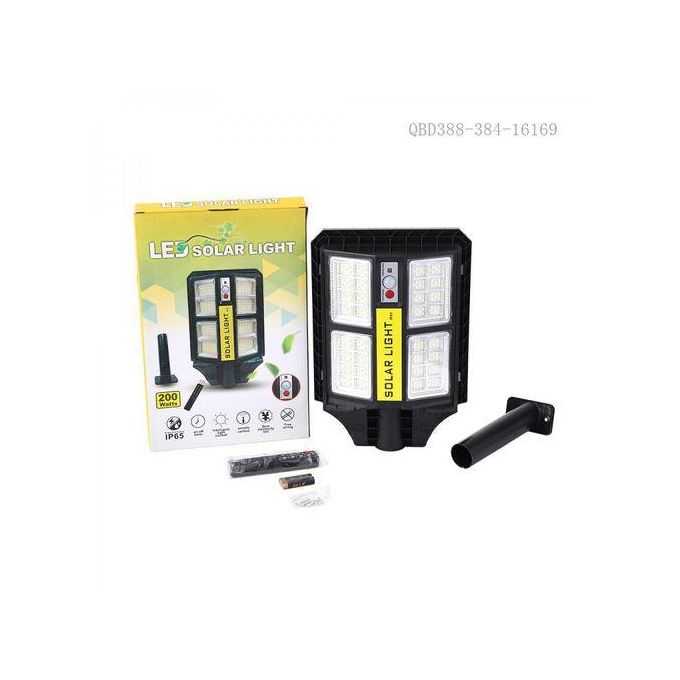 Solar Light 200W SOLAR STREETLIGHT With Motion Sensor Control