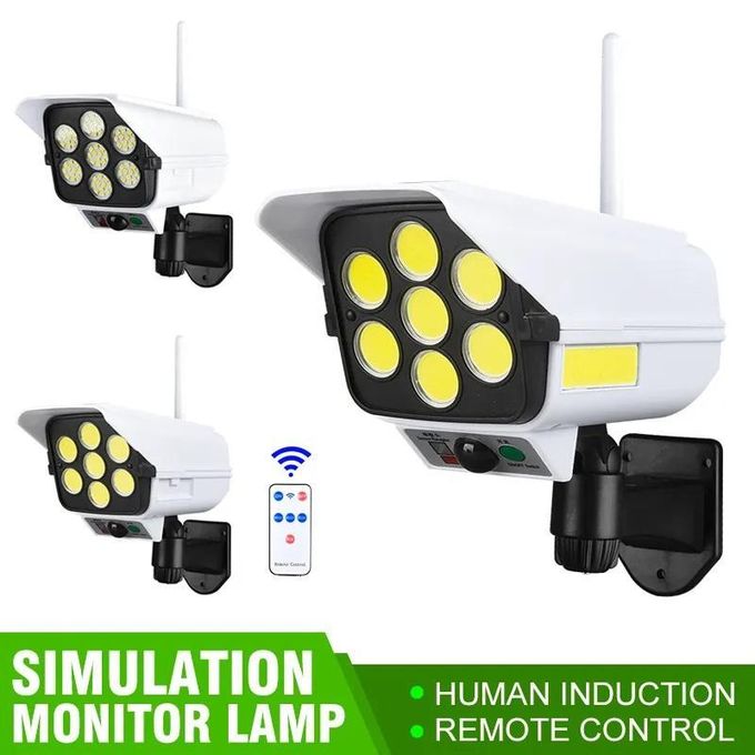 Solar Light Solar LED Light Dummy Security Camera IP65 Waterproof PIR Motion Sensor Outdoor CCTV Fake Surveillance Simulation Camera