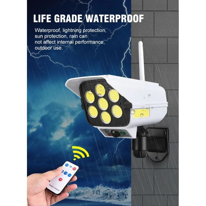 Solar Light Solar LED Light Dummy Security Camera IP65 Waterproof PIR Motion Sensor Outdoor CCTV Fake Surveillance Simulation Camera