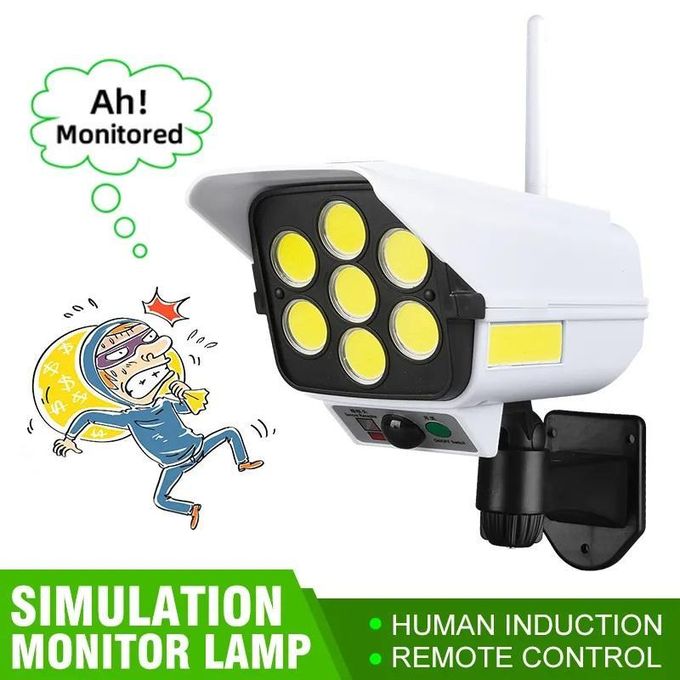 Solar Light Solar LED Light Dummy Security Camera IP65 Waterproof PIR Motion Sensor Outdoor CCTV Fake Surveillance Simulation Camera