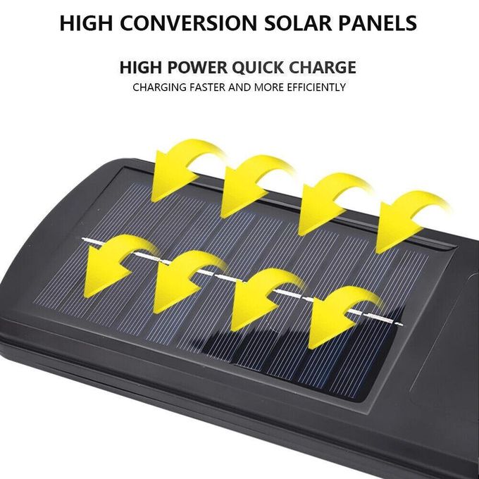 Solar Light LED Solar Street Light Lamp Motion Sensor Lights Remote Garden Yard Flood Wall Light