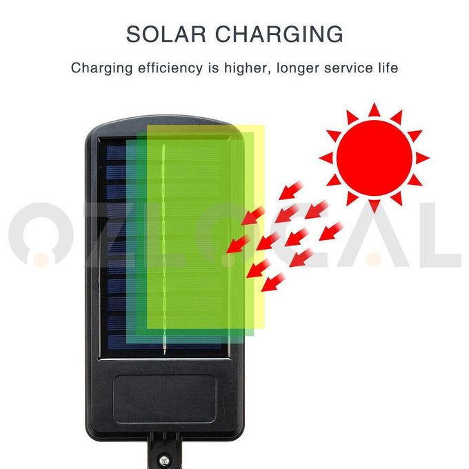 Solar Light LED Solar Street Light Lamp Motion Sensor Lights Remote Garden Yard Flood Wall Light