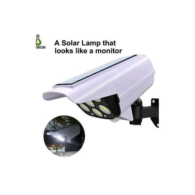 Outdoor Motion Sensor Solar Light IP66 Waterproof Wireless Fake Security Camera