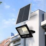 Solar Light 100W LED Solar Flood Lights Outdoor With Dusk To Dawn Remote Control