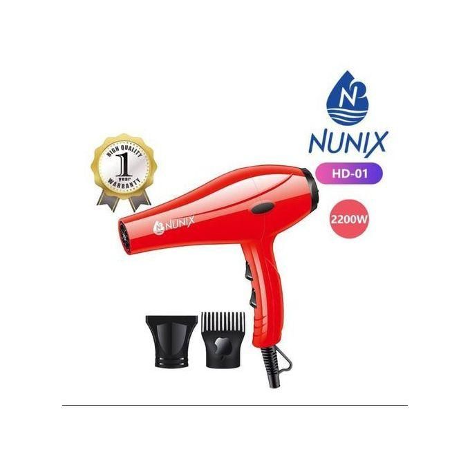 Share this product



Nunix Blow Dry Hair Dryer - Red - HD01