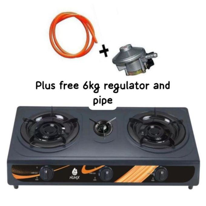 nunix 3 buner gas cooker