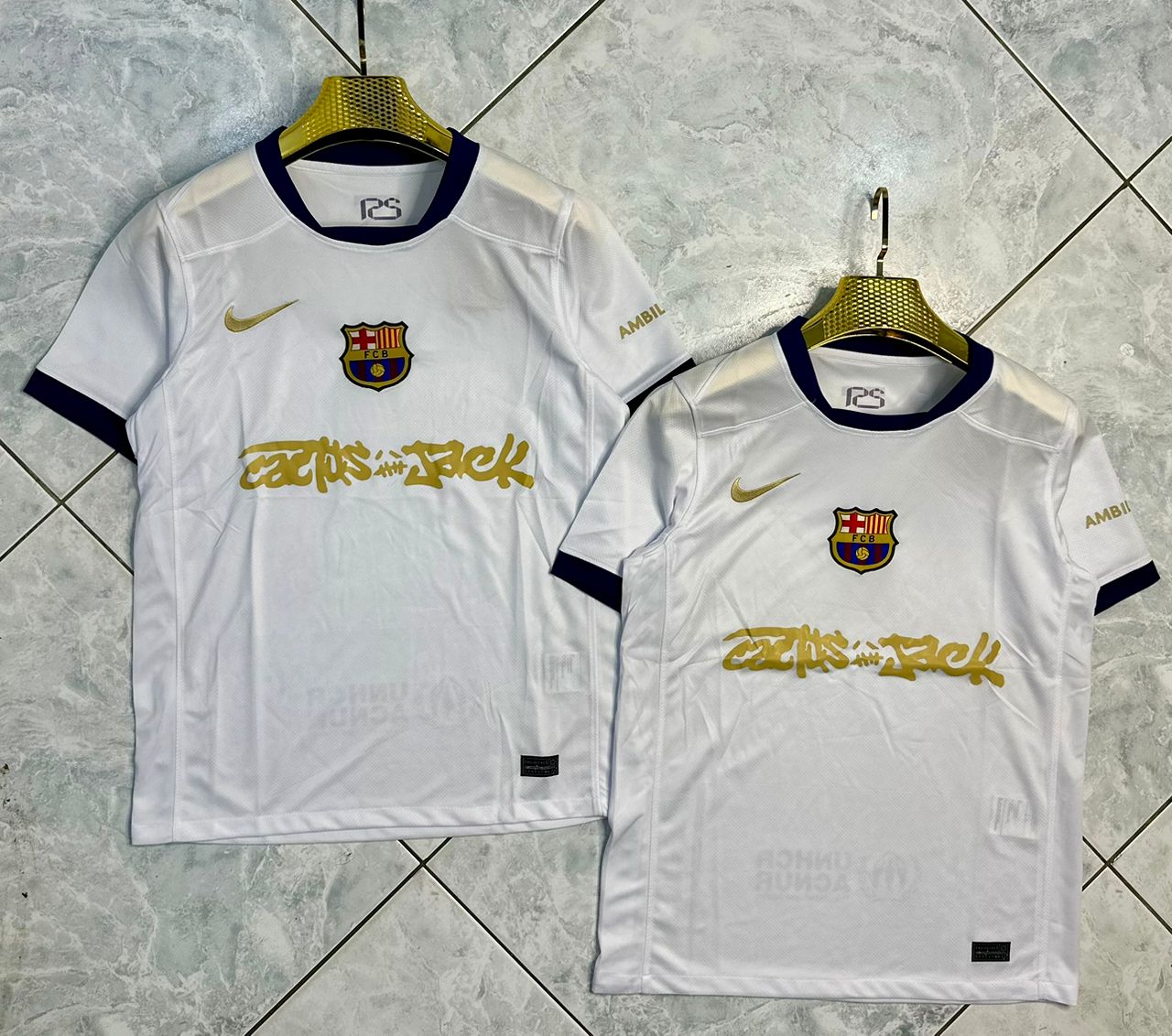 ORIGINAL!! Good Quality Authentic FC Barcelona 2025-2026 Special Edition Limited  White Jersey.
