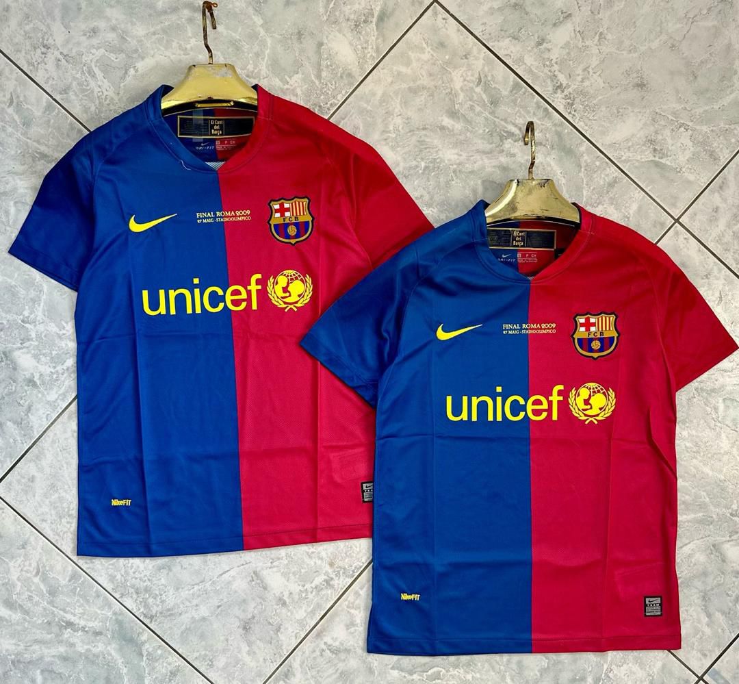 BACK IN STOCK!!! ORIGINAL Classic Good Quality Authentic Retro Barcelona Home Shirt/Jersey 2008/2009.