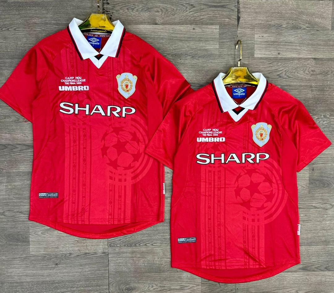 BACK IN STOCK!! ORIGINAL Good Quality Authentic Manchester United 1999 UEFA CL final jersey shirt/Jersey.