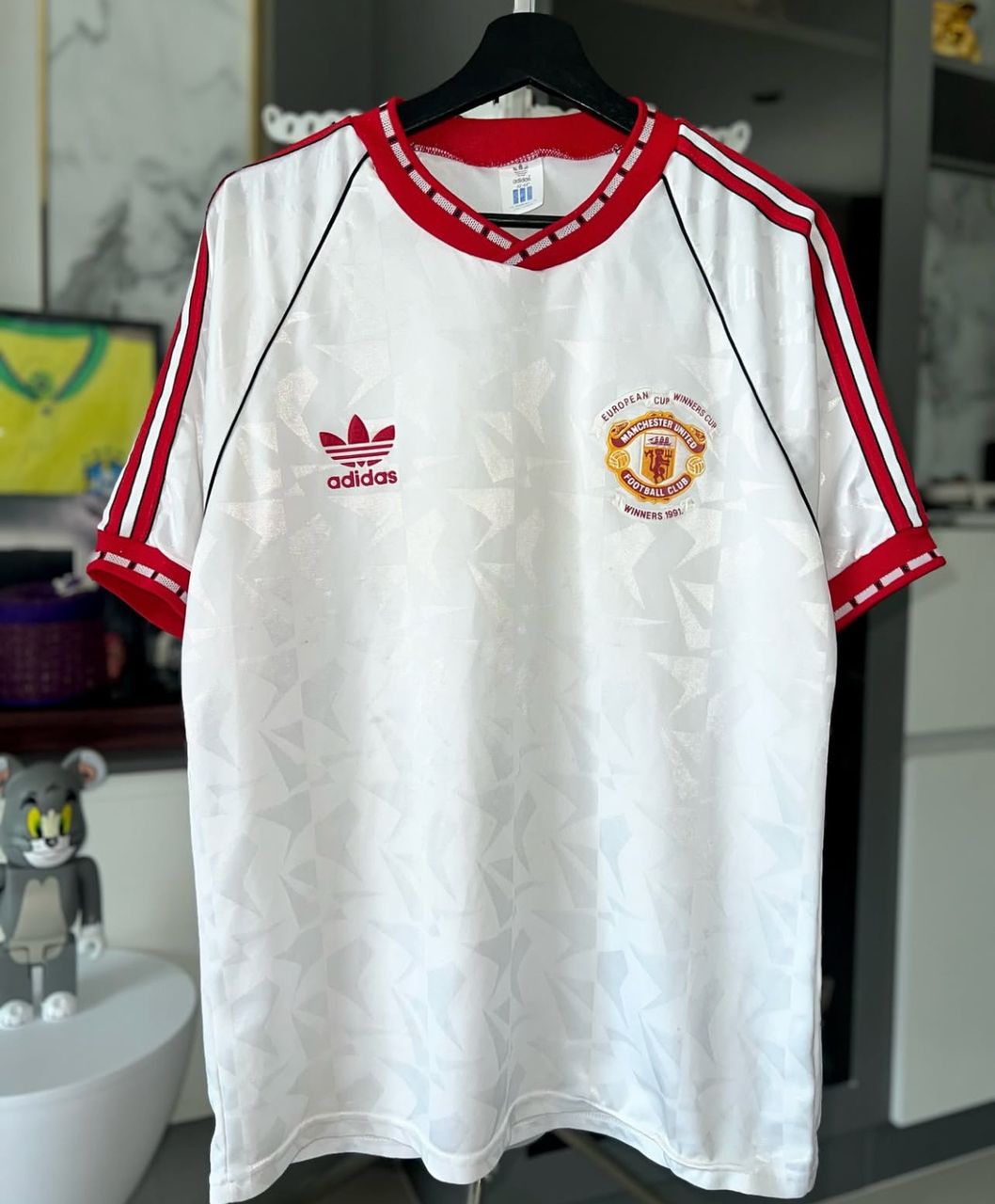 BACK IN STOCK!! Classic Good Quality Authentic Manchester United 1991 European Cup Winners’ Cup away shirt/Jersey.