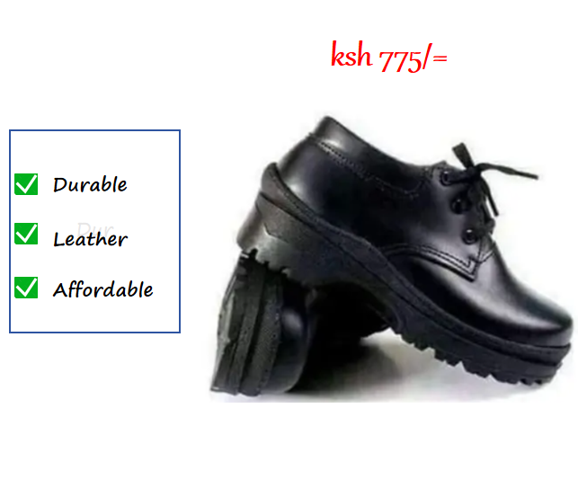 OFFER! OFFER! BACK TO SCHOOL UNISEX GENUINE LEATHER SCHOOL SHOES, LIGHTWEIGHT, COMFORTABLE ALL-DAY, TOUGHEES STYLE, DURABLE, PERFECT FOR BOYS & GIRLS, GREAT FOR ALL SEASONS, CASUAL & SCHOOL WEAR