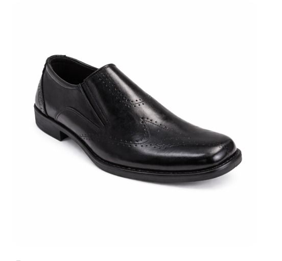 Black Men Formal Shoes Full leather Brogue Official Shoes Elegant Business Mens Oxford Shoes.