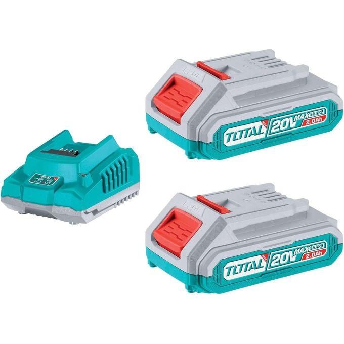 TOTAL TFBCPK1222  P20S Lithium-Ion 
battery and charger 
kit 20V