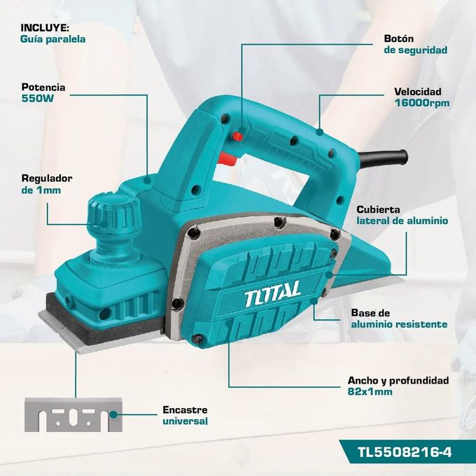 TOTAL TL5508216 Electric planer 550W