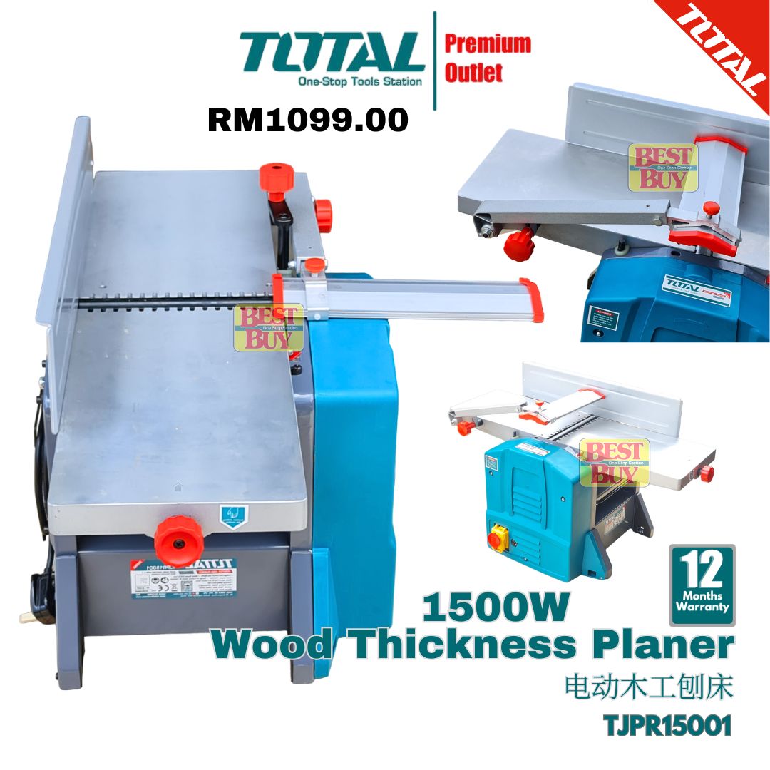 TOTAL  TJPR15001 Jointer and planer 1500W